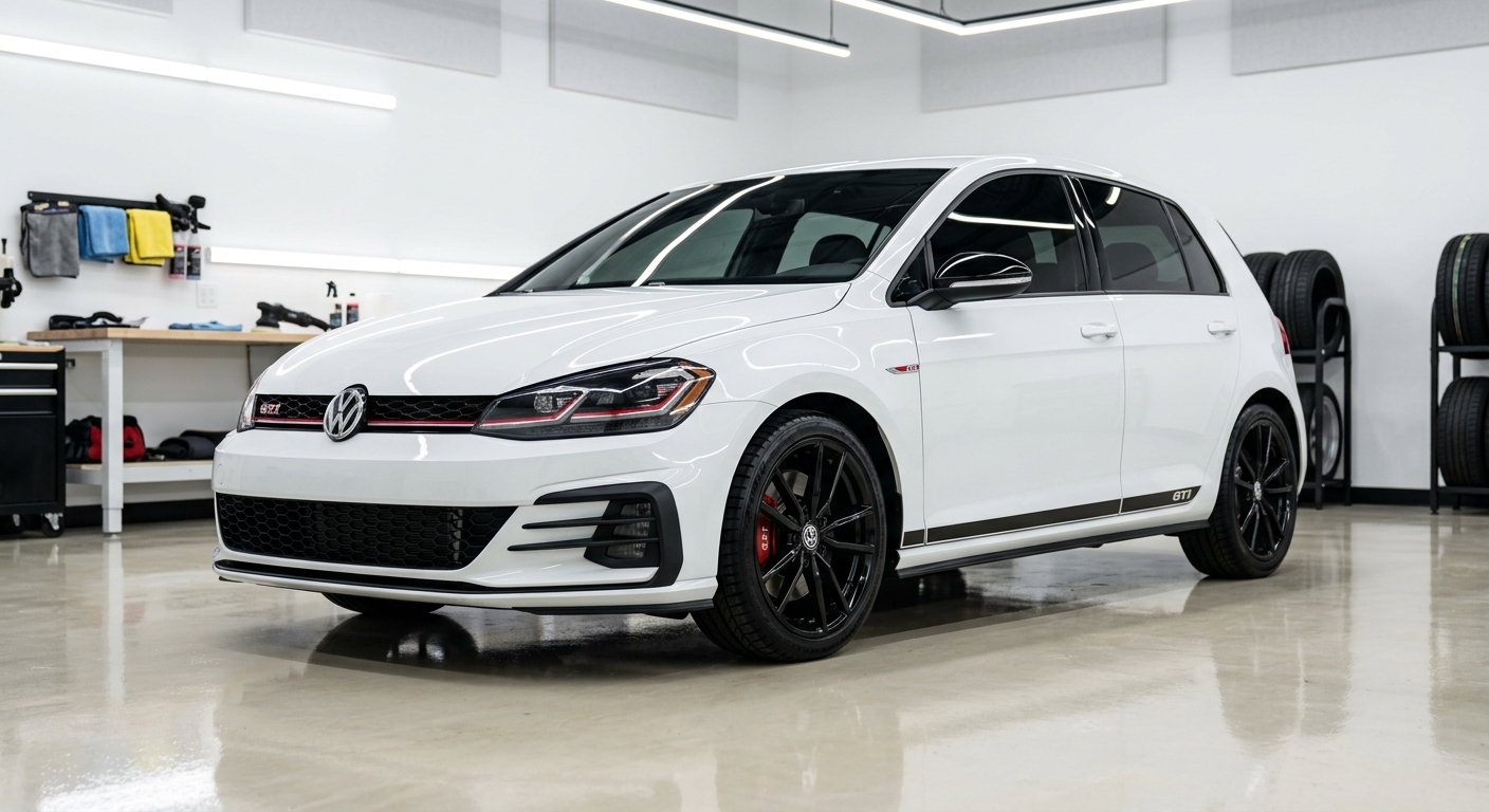 Golf GTI — two-stage paint correction — after detailing