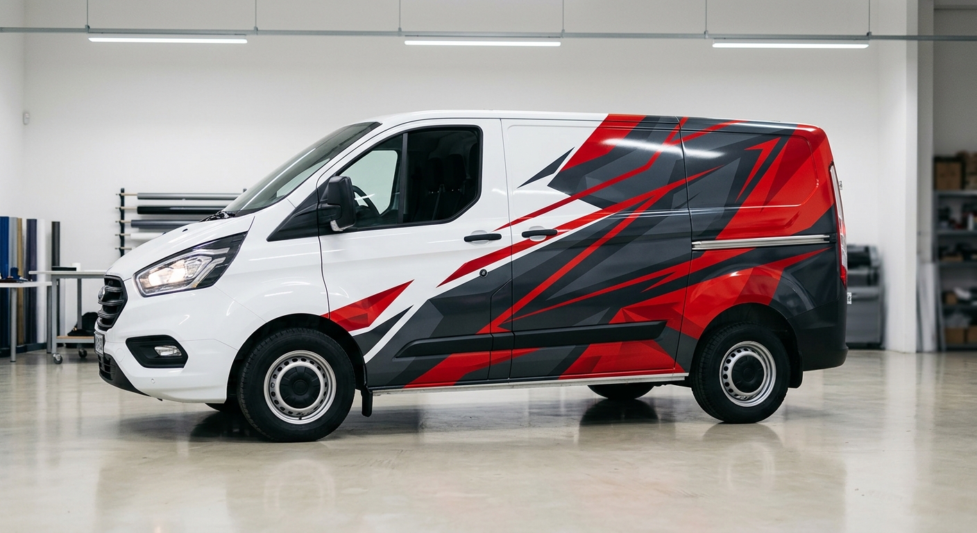 Transit Custom — partial commercial graphics